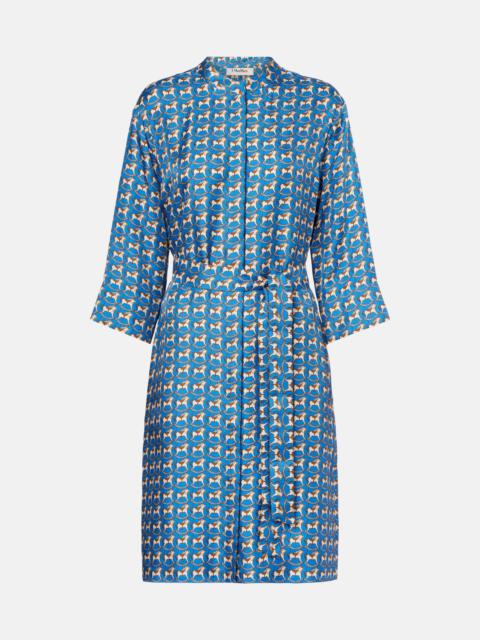 'S Max Mara Printed silk twill tunic