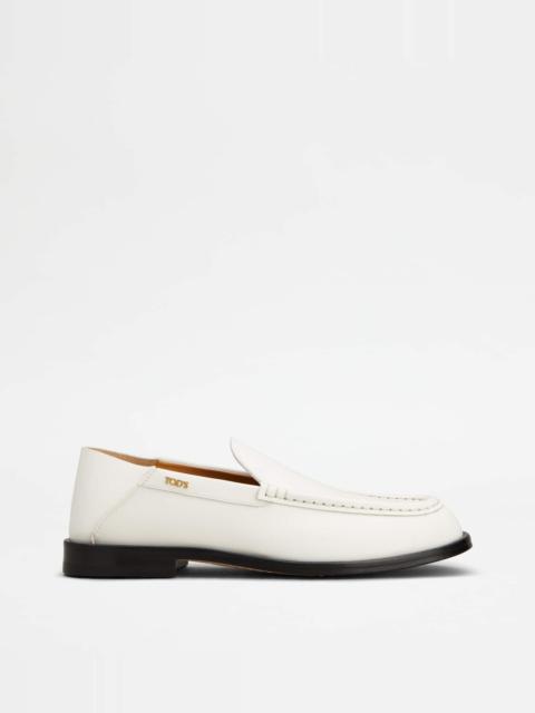 Tod's MULES IN LEATHER - WHITE