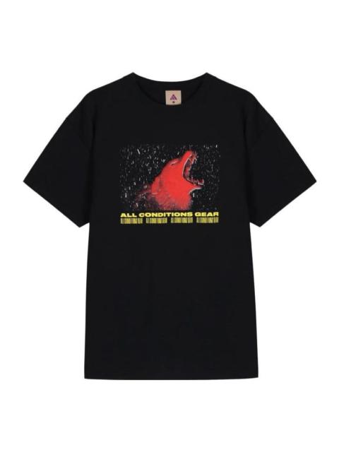 Nike Nike Lab ACG Short-Sleeve Tee 'Black Team Orange' CT4173-010