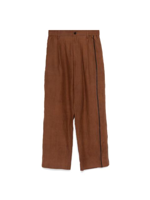 silk trousers