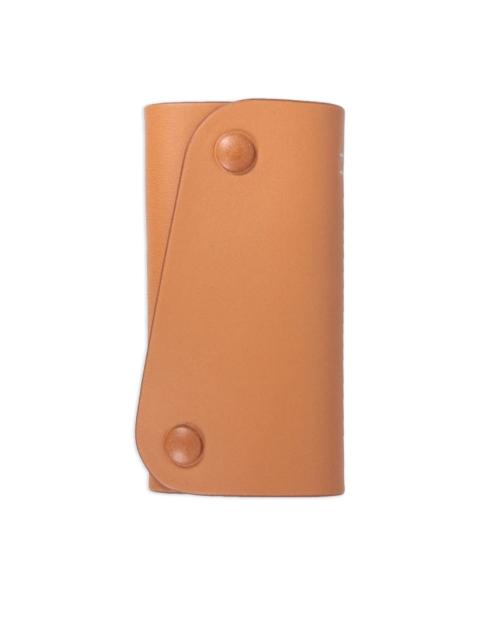 IL BISONTE debossed-leather keyring