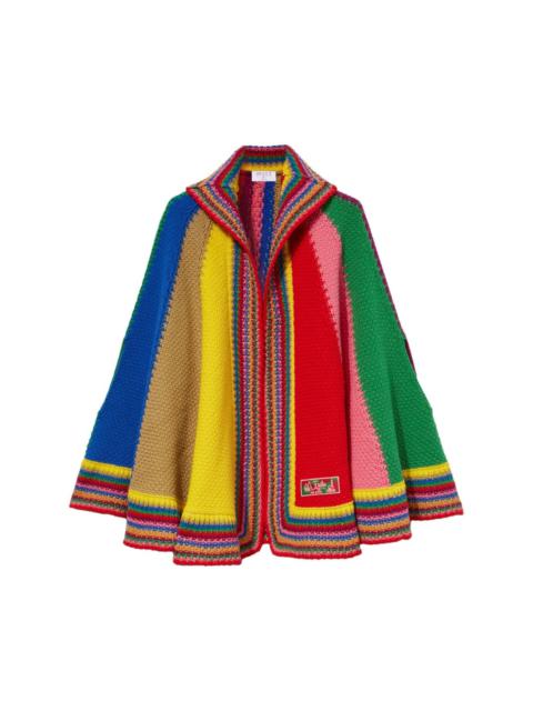 PUCCI colourblock cape