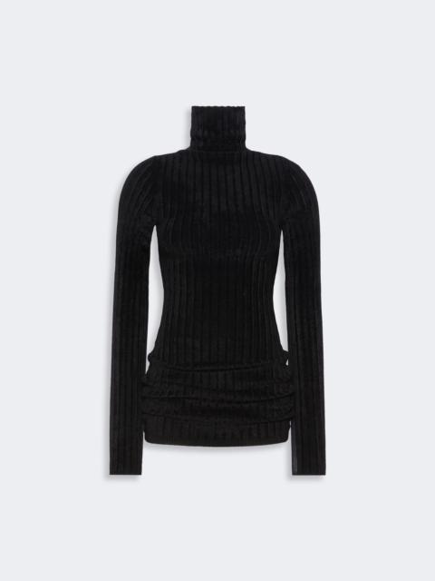 Sportmax AGGRAVI Stretch wool sweater - BLACK