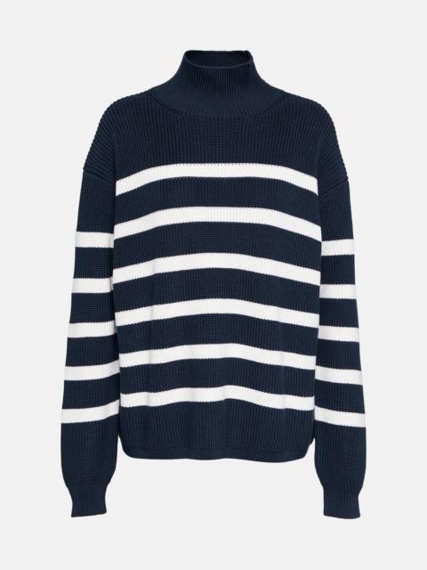 Niasca striped silk and cotton sweater