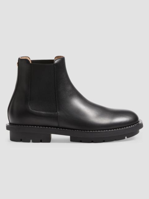 Valentino Men's Urbie Calfskin Ankle Boots - Black