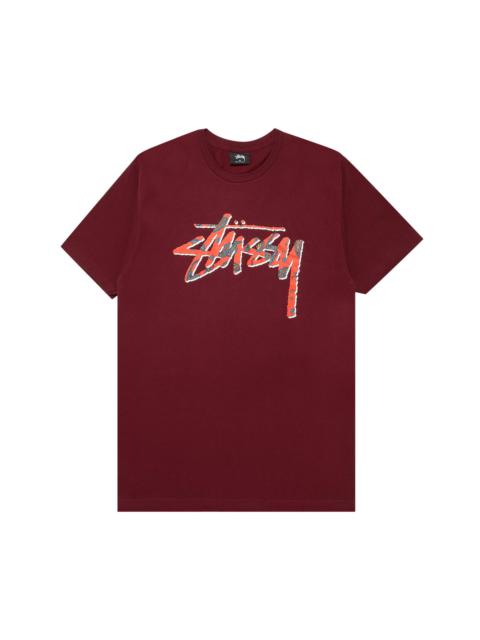 Stussy Paisley Stock Tee 'Wine'