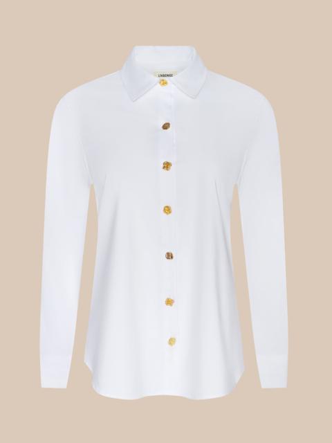 L'AGENCE Ellery Button-Down Shirt