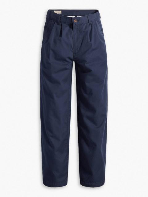 Levi's HIGH RISE PLEATED BAGGY TROUSER PANTS
