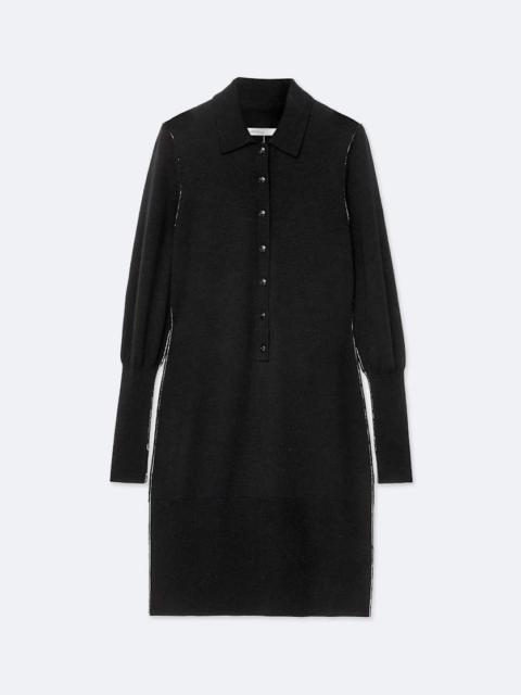 ALLSAINTS COYTE MERINO WOOL POLO DRESS