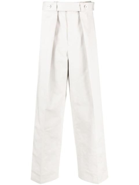 Jil Sander wide-leg cotton trousers