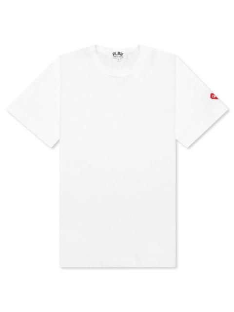 Comme des Garçons PLAY COMME DES GARCONS PLAY X THE ARTIST INVADER WOMEN'S S/S TEE - WHITE
