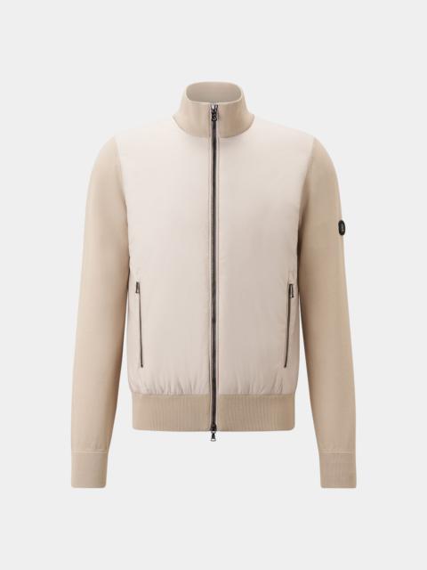 BOGNER Zisco hybrid knit jacket in Sand