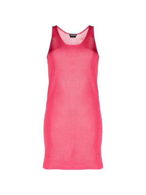 knitted sleeveless dress