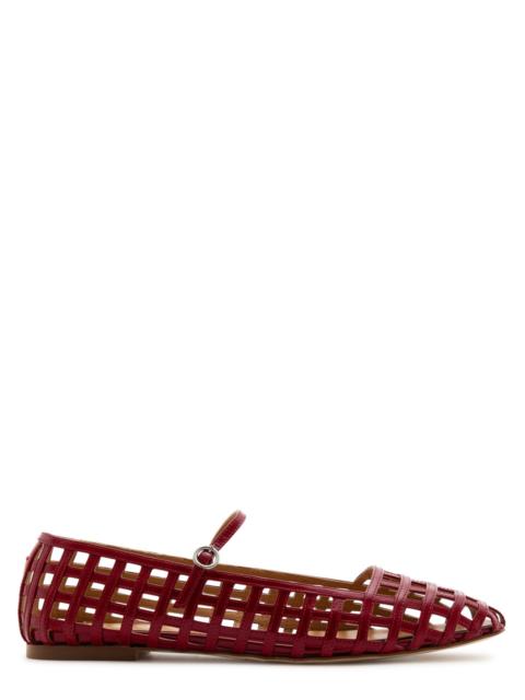 Aeyde Aeyde Uma Caged Patent Leather Flats