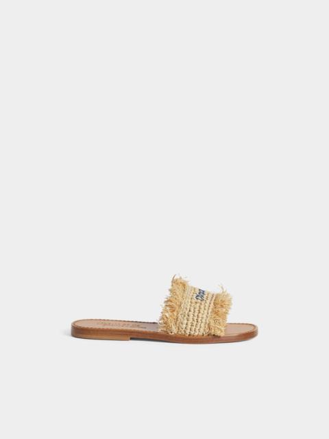 DSQUARED2 SUMMER LOVERS RAFFIA SLIDES