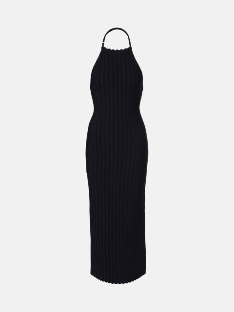 JACQUEMUS Tablier knitted midi dress