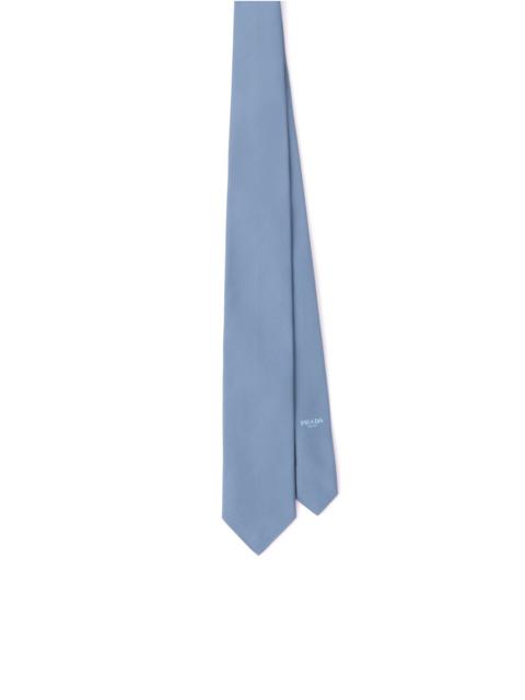 Prada Monochrome silk tie