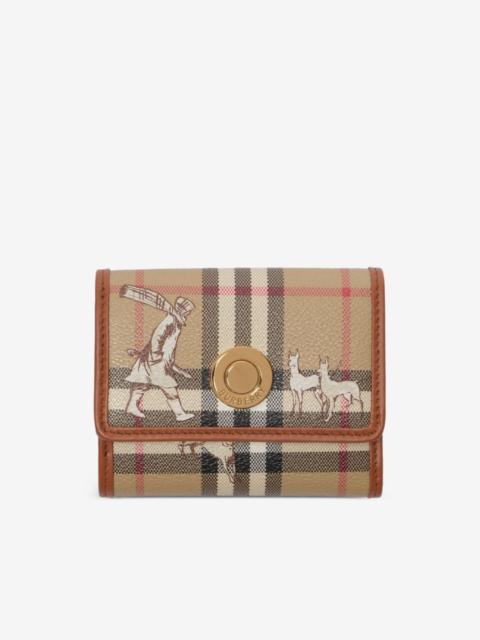 Burberry check-print wallet
