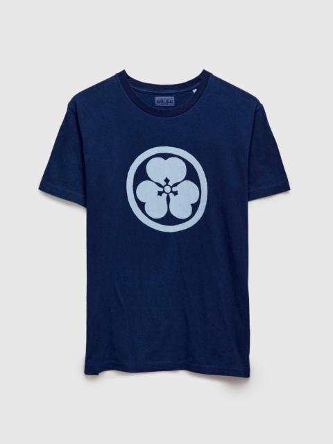 "Katabami" Bassen T-Shirt in Indigo