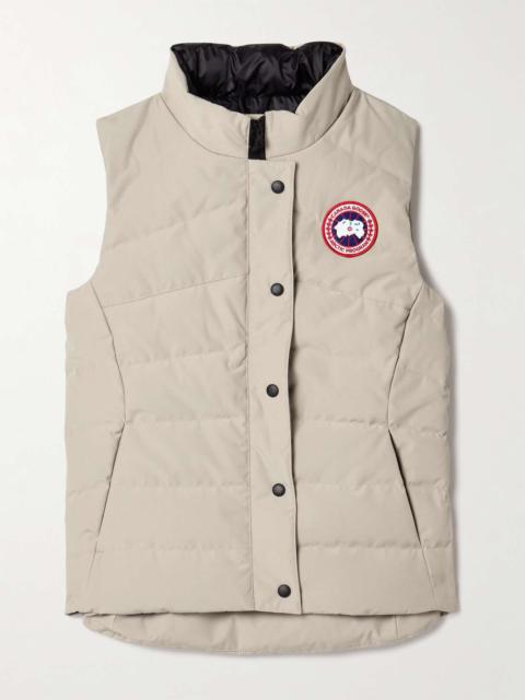 Freestyle quilted shell down vest