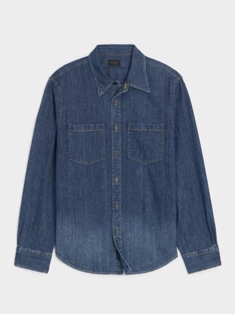 TODD SNYDER Italian Denim Engineer Shirt