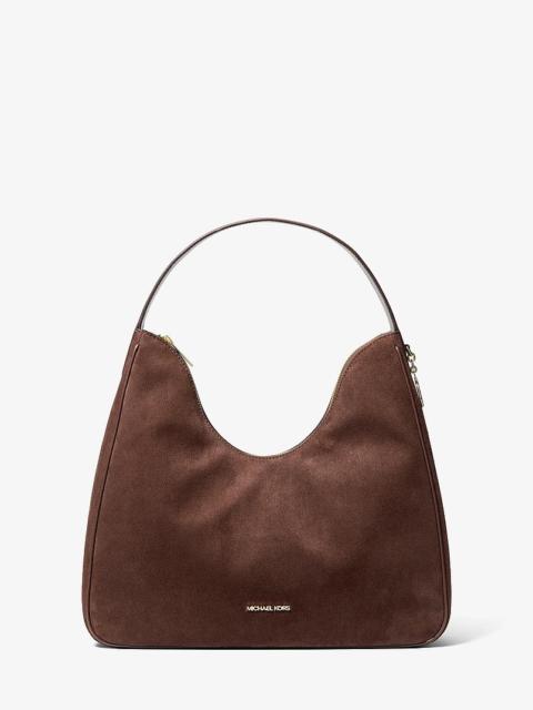 MICHAEL KORS Nayla Medium Fringed Hobo Shoulder Bag