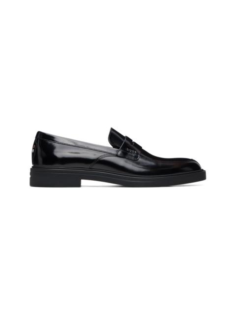 BOSS Black Strap Polished Loafers