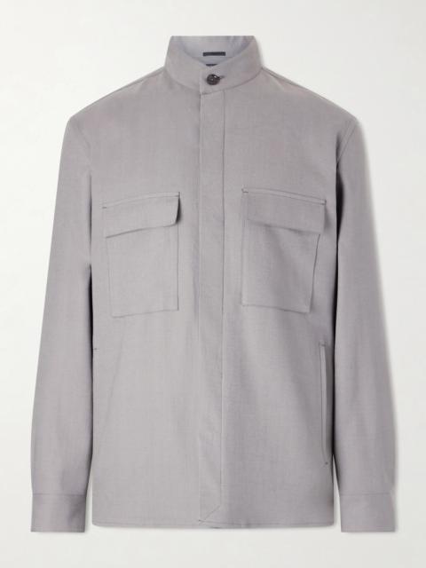 ZEGNA Linen-Gabardine Overshirt
