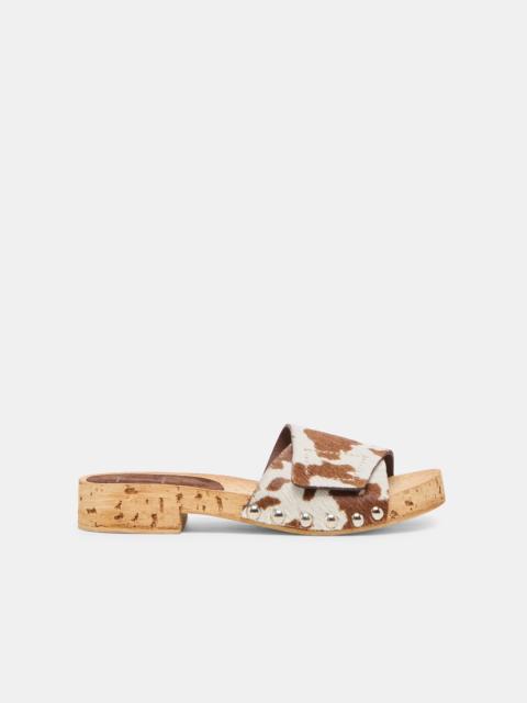 dolce vita SANDY SANDALS COCOA TAURUS CALF HAIR