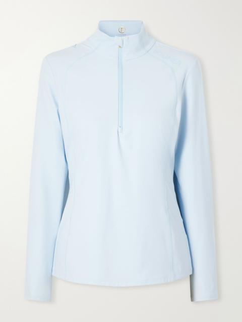 BOGNER Medita zip-up base layer Blue