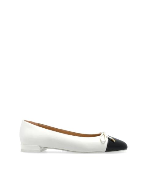 Stuart Weitzman Sleek Bow ballet flats