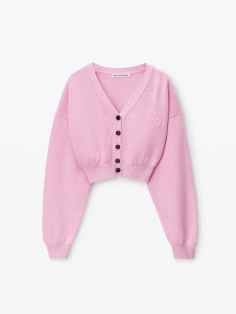 Alexander Wang Long Sleeve Cardigan With V Neck