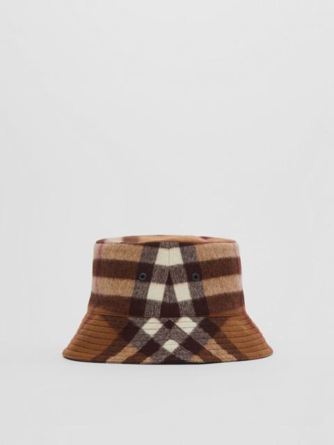Burberry Check Wool Bucket Hat