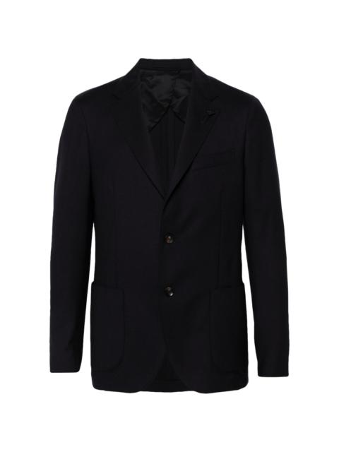 brooch-detail blazer