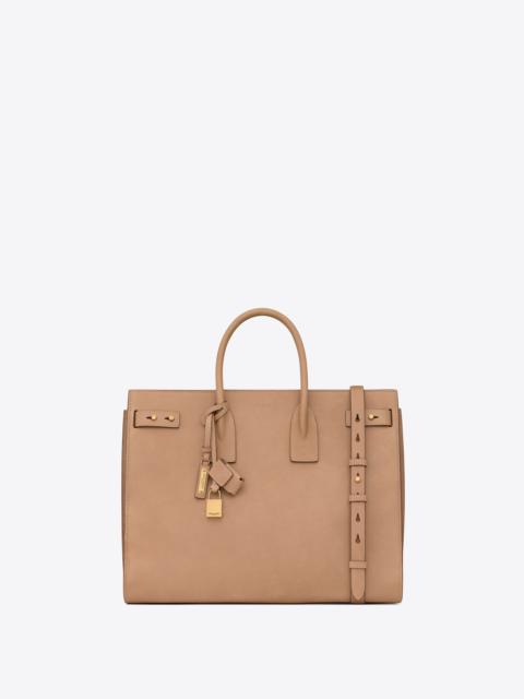 sac de jour thin large in vegetable-tanned leather