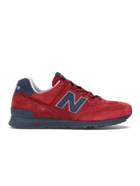 New Balance 574 MiUSA Gym Red Navy