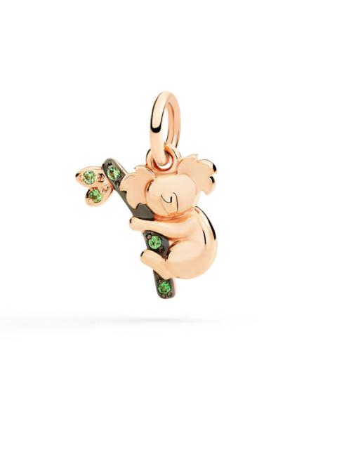 DoDo ROSE GOLD KOALA CHARM & TSAVORITES