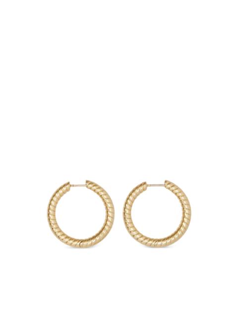 JENNIFER FISHER Madison rope-detail huggie earrings
