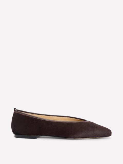 BODEN Nadia Chisel Toe Flats-Bitter Chocolate