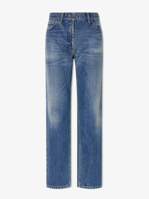 The Row Dinni washed denim jeans