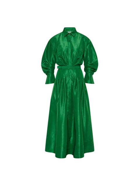 REBECCA VALLANCE Maple Shirt Midi Dress