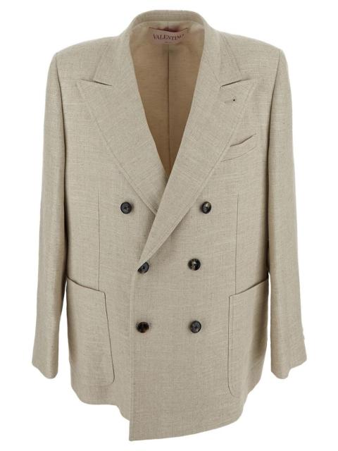 Valentino Double-Breasted Jacket