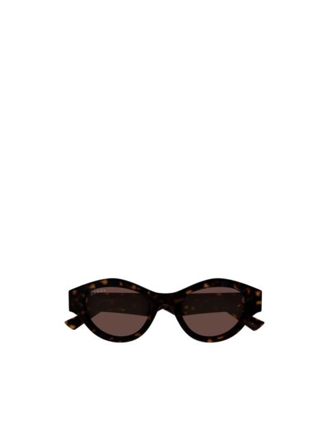 GUCCI tortoiseshell-effect Interlocking G sunglasses