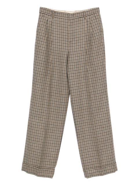 Valentino houndstooth pleat trousers