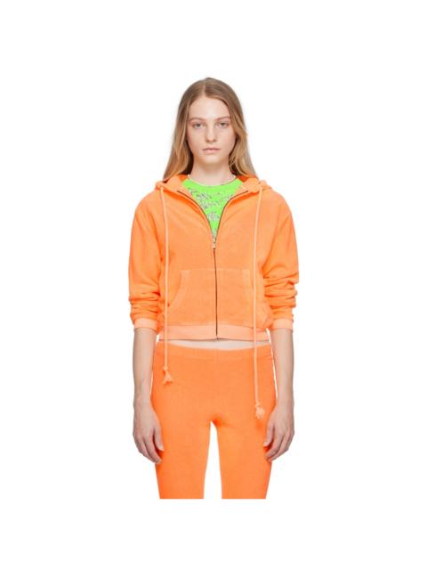 ERL Orange Zip Hoodie
