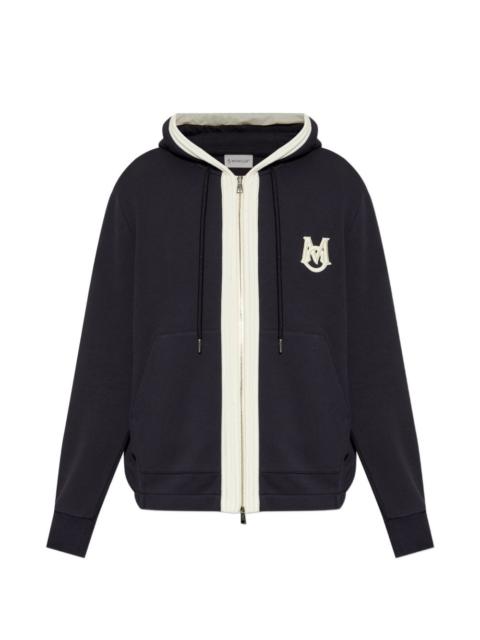 Moncler logo-embroidered hoodie