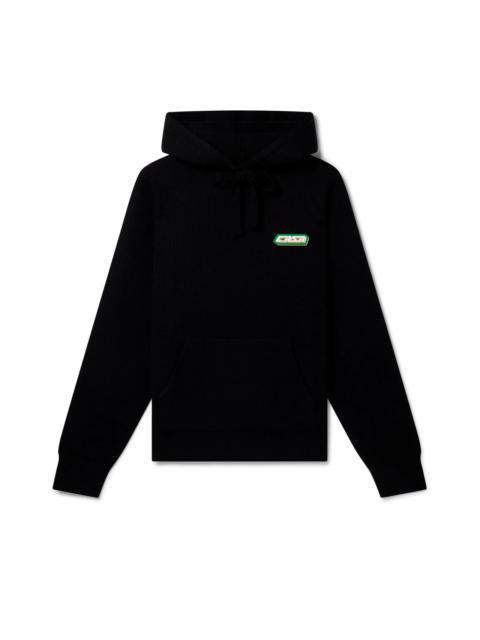 CASABLANCA Rib Effect Hooded Sweatshirt