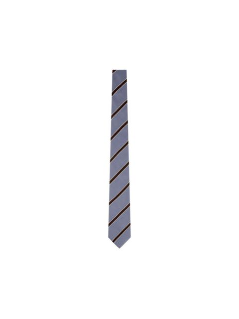 CORNELIANI diagonal-stripe silk tie