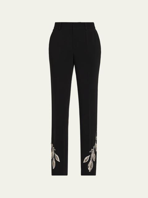 Cinq à Sept Kerry Beaded Paisley Pants