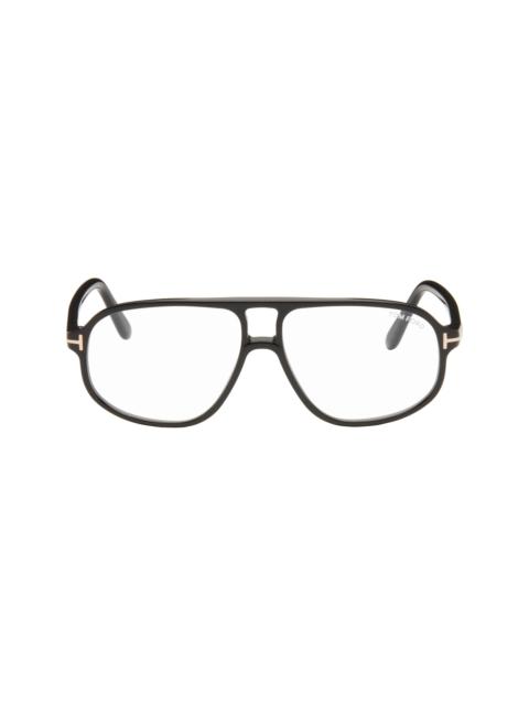 TOM FORD Black Navigator Blue Light Glasses